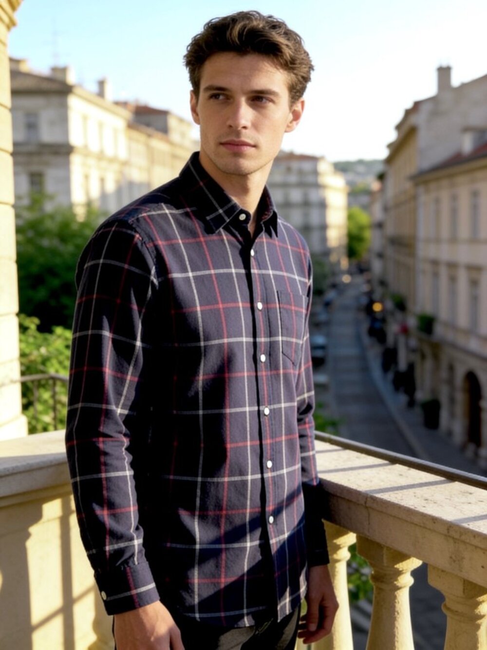 Unused-Burberry  Men’s Flannel Nova Check Long Sleeve Button Down Shirt M(18
